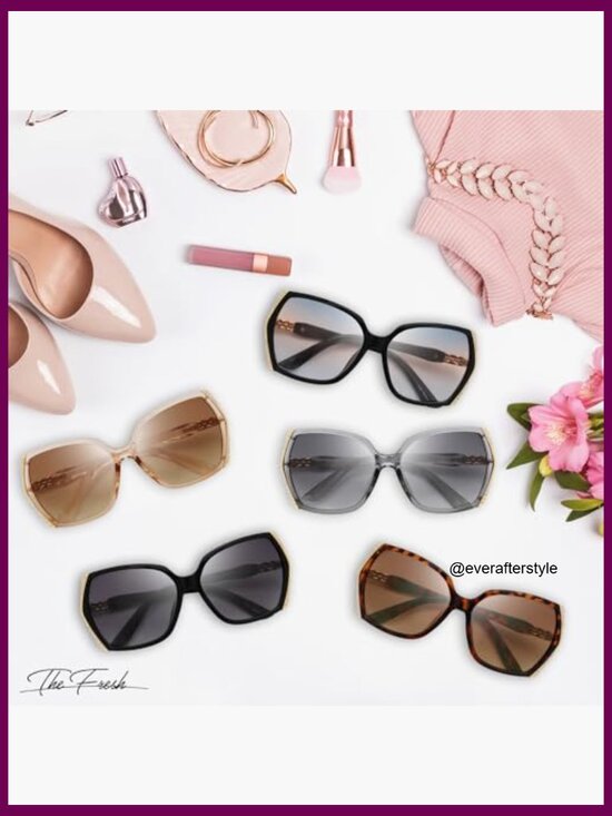 Lightweight Metal Frame UV400 Protection Sunglasses with Gift Box main image 2